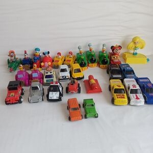 Colorful Assorted Kids Toy Cars Vintage